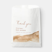 Modern Boho Abstract Desert Baby shower dank u Bedankzakje (Voorkant)