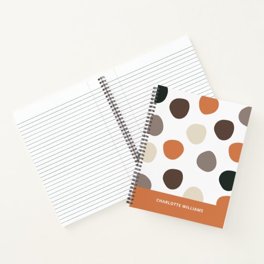 Modern Boho Abstract Pattern Notitieboek (Binnen)