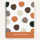 Modern Boho Abstract Pattern Notitieboek (Voorkant)