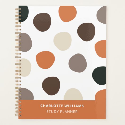 Modern Boho Abstract Pattern Planner (Voorkant)