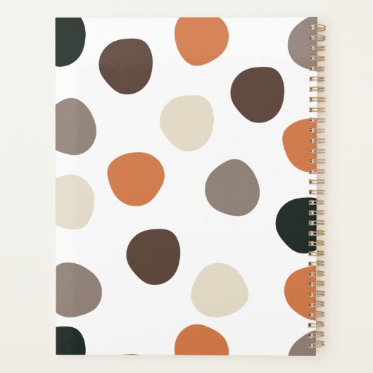 Modern Boho Abstract Pattern Planner (Achterkant)