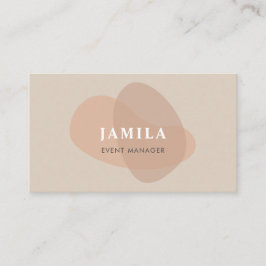 Modern Boho Abstract Visitekaartje