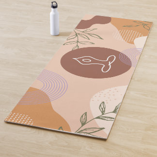 Modern Boho Abstract Vrouwelijk Yogamat