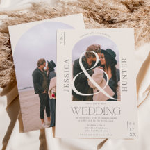 Modern boho arch 2 foto's bruiloft ivoren grijs