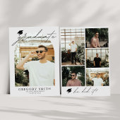 Modern Boho Arch 6 foto's Afstuderen Aankondiging