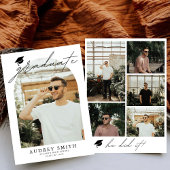 Modern Boho Arch 6 foto's Afstuderen Aankondiging