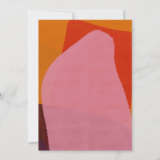 Modern Boho Arch Abstracte Graduation Party Kaart (Achterkant)