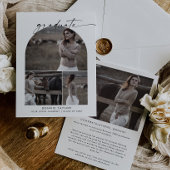 Modern Boho Arch Afstuderen het Afstuderen van het Aankondiging