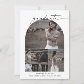 Modern Boho Arch Afstuderen het Afstuderen van het Aankondiging (Voorkant)