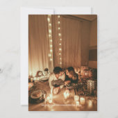 Modern Boho Arch Foto Terracotta Simple Wedding Save The Date (Achterkant)