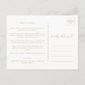 Modern Boho Arch | Foto van Cream in Review Feestdagenkaart (Achterkant)