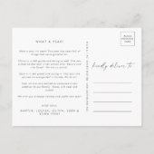 Modern Boho Arch | Gray 3 Familie Foto's Kerstmis Feestdagenkaart (Achterkant)