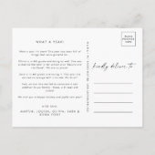 Modern Boho Arch Photo Collage Family New Jaren Feestdagenkaart (Achterkant)