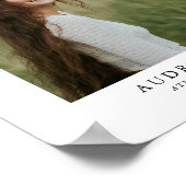 Modern Boho Arch Photo Graduation Party Poster (Hoek)