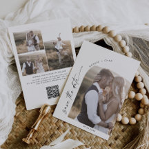 Modern Boho Arch QR Code Foto