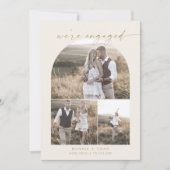 Modern Boho Arch | Verloving voor het verzamelen v Aankondiging (Voorkant)