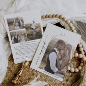 Modern Boho Arch-voorstel Verhaal foto-Verloving Aankondiging