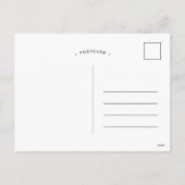 Modern Boho Baby shower per Mail Invitation Feestdagenkaart (Achterkant)