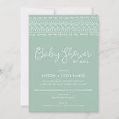 Modern Boho Baby shower per post Kaart (Voorkant)