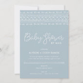 Modern Boho Baby shower per post Kaart (Voorkant)