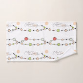 Modern Boho Beads en Feathers Bad Handdoek (Handdoek)