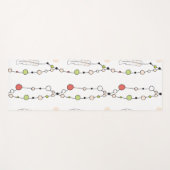 Modern Boho Beads en Feathers Yogamat (Voorkant (horizontaal))