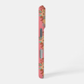 Modern Boho Bloem Roze iPhone Hoesje (Rechterkant)