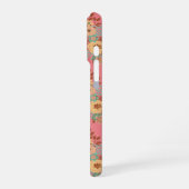 Modern Boho Bloem Roze iPhone Hoesje (Linkerkant)