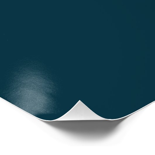 Modern Boho bloemenglanzend Poster (Hoek)
