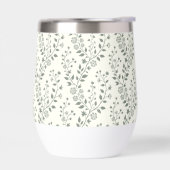 Modern Boho Bloemmotief Sage Crème (Links)