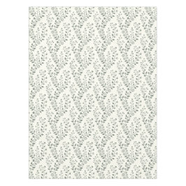 Modern Boho Bloemmotief Sage Crème Tafelkleed