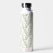 Modern Boho Bloemmotief Sage Crème Waterfles (Links)