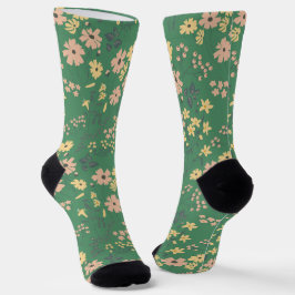 Modern Boho Bloemmotief Sokken