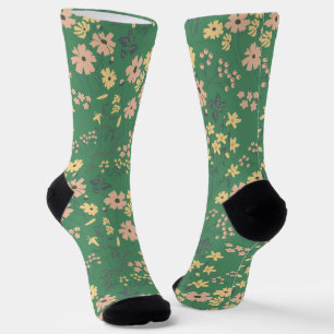 Modern Boho Bloemmotief Sokken