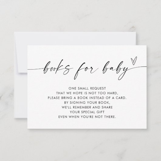 Modern Boho Boeken voor Baby Insteekkaart | Neutra Kaart (Voorkant)