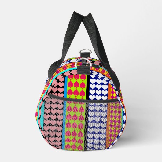 Modern Boho Bohemian Stripes Patroon Ontwerp Plunjezak (Rechts)