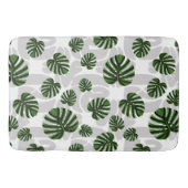 Modern Boho Botanical Leaves Pattern Badmat (Voorkant)