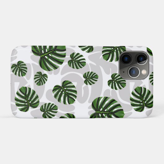 Modern Boho Botanical Leaves Pattern Case-Mate iPhone Case (Achterkant (horizontaal))