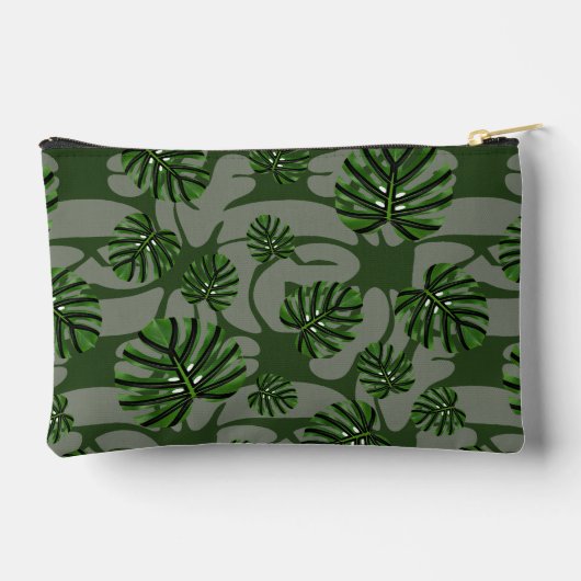 Modern Boho Botanical Leaves Pattern Etui (Achterkant)