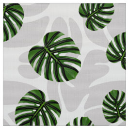 Modern Boho Botanical Leaves Pattern Stof