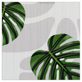 Modern Boho Botanical Leaves Pattern Stof