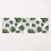 Modern Boho Botanical Leaves Pattern Yogamat (Voorkant (horizontaal))