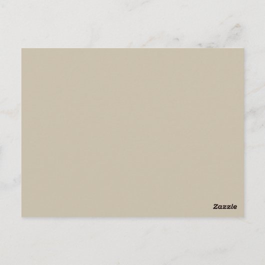 Modern Boho Bruiloftsspel Hoe oud waren ze  Briefkaart (Achterkant)