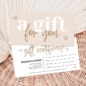 Modern Boho Cadeaubon