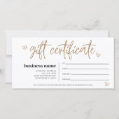 Modern Boho Cadeaubon (Achterkant)