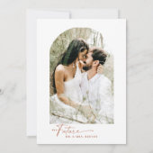 Modern Boho Calligraphy Script Vrijgezellenfeest Kaart (Achterkant)