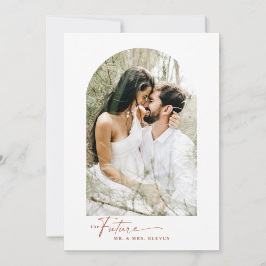 Modern Boho Calligraphy Script Vrijgezellenfeest Kaart (Achterkant)