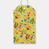 Modern Boho Chic Floral Moederdag Cadeaulabel (Achterkant)