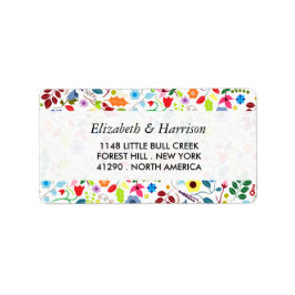 Modern Boho Chic Floral Wedding Etiket