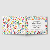 Modern Boho Chic Floral Wedding Gastenboek (Volledig)